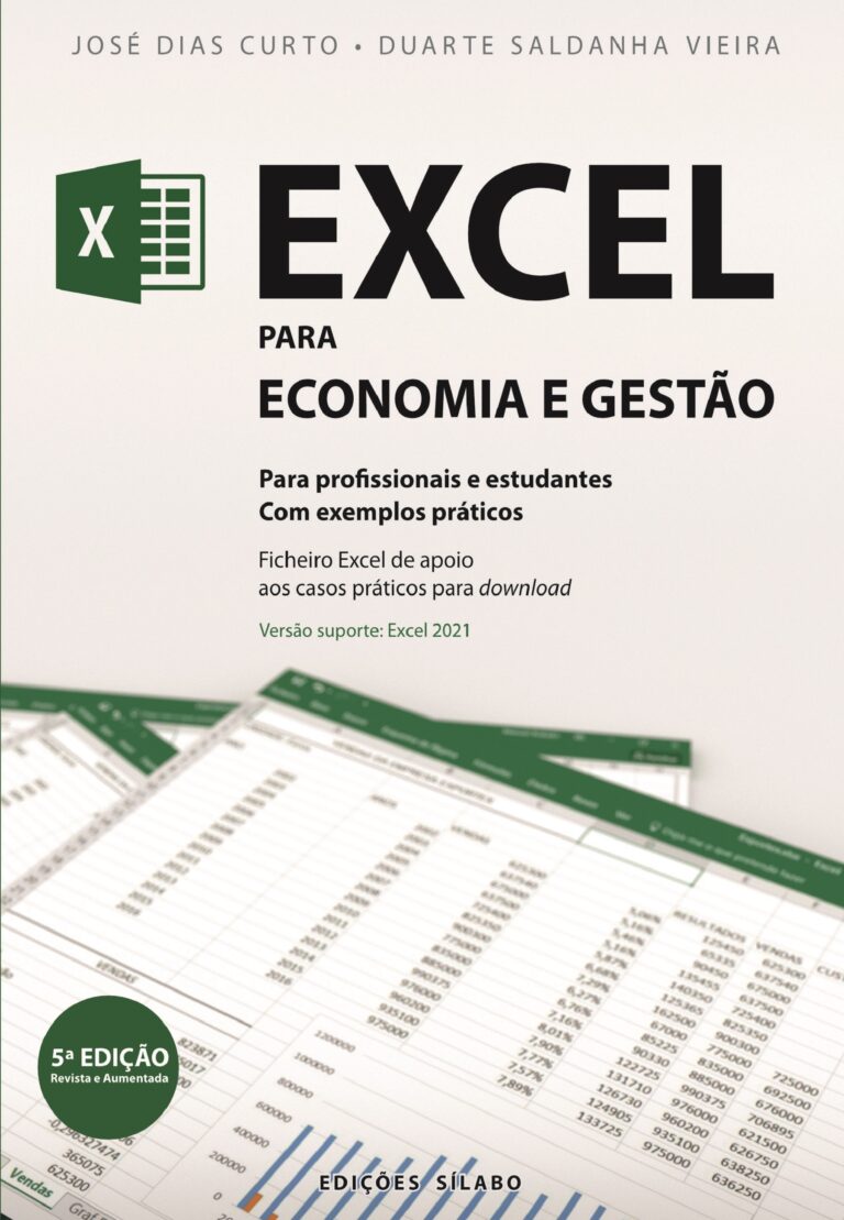Excel para Economia e Gestão – 5ª Ed – 9789895612901