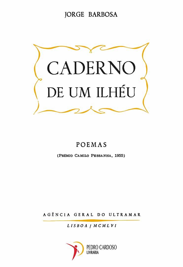 Caderno de um Ilhéu 9789899974791 Livraria Pedro Cardoso